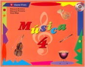 Portada de MUSICA 4 CATALA +CD N/E