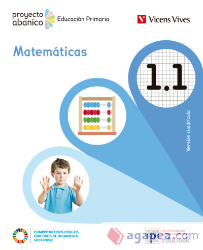 Matemáticas 1 Primaria, cuadrícula. Andalucía, trimestral. Proyecto abanico + Actividades de bienvenida