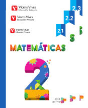 Portada de Matemáticas, 2º Primaria, Libro 1, 2 y 3