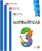 Portada de Matemáticas 3º Primaria, Libro 1, 2 y 3 (Aula Activa)