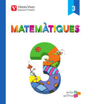 Portada de Matemàtiques 3º Primària, Aula Activa