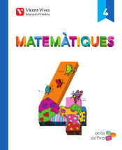 Portada de Matemátiques, 4t Primaria, Aula activa