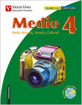 Portada de Medio 4 Extremadura. Libro Del Alumno. Medio Natural