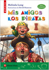 Portada de Mis Amigos Los Piratas (letra Manuscrita)