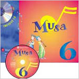 Portada de Musa 6. Libro Del Alumno. Musica. Sexto Curso