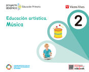 Portada de Música, 2 Primaria. Andalucía, Proyecto Abanico