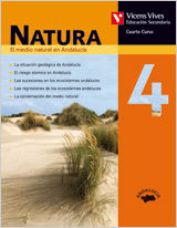 Portada de Natura 4 Anexo Andalucia. Ciencias Naturales