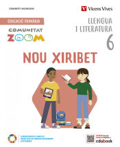 Portada de Nou Xiribet Llengua i Literatura 6. Comunitat Valenciana (Comunitat Zoom)