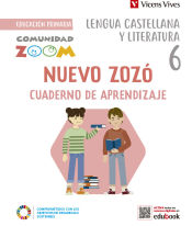 Portada de Nuevo Zozó 6 Catalunya Cuaderno de aprendizaje (Comunidad Zoom)