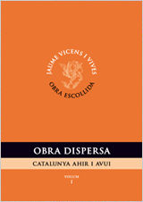 Portada de Obra Dispersa Vol.I (obra Escollida)