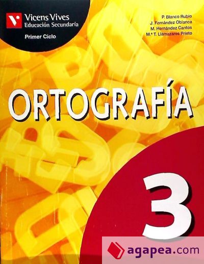 Ortografia 3. Libro Del Alumno. Lengua Y Literatura