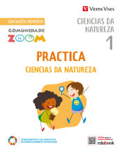 Portada de PRACTICA CIENCIAS DA NATUREZA 1 (COMUNIDADE ZOOM)