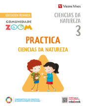 Portada de PRACTICA CIENCIAS DA NATUREZA 3 (COMUNIDADE ZOOM)