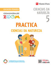 Portada de PRACTICA CIENCIAS DA NATUREZA 5 (COMUNIDADE ZOOM)