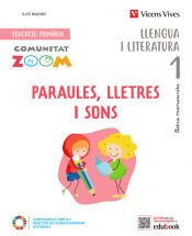 Portada de Paraules Lletres i Sons 1. Illes Balears. Lletra manuscrita. (Comunitat Zoom)