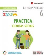 Portada de Practica Ciencias Sociais 6. Galicia (Comunidade Zoom)