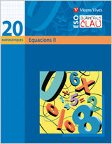 Portada de Quadern Clau Q-20 Equacions Ii. Matematiques