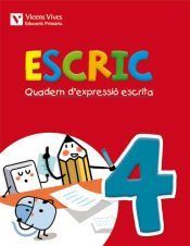Portada de Quadern d'expressio escrita 4, 2º Primària