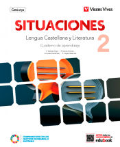 Portada de Situaciones 2. Lengua Castellana y Literatura. Cuaderno de aprendizaje. Catalunya