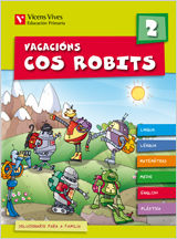 Portada de Vacacions Cos Robits 2. Libro Do Alumno+solucionario