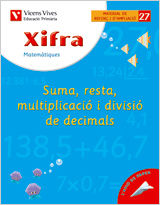 Portada de Xifra Quadern 27.  Matematiques.  Reforç I Ampliacio