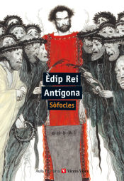 Portada de Èdip Rei; Antigona. Aula Literaria. Material auxiliar ESO