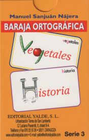 Portada de Baraja ortográfica Serie 3º