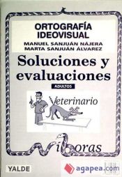 Portada de Ortografía ideovisual, adultos. Soluciones y evaluación