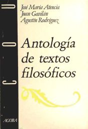 Portada de Antología de textos filosóficos