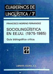 Portada de SOCIOLINGUISTICA EN EE.UU (1975-1985)