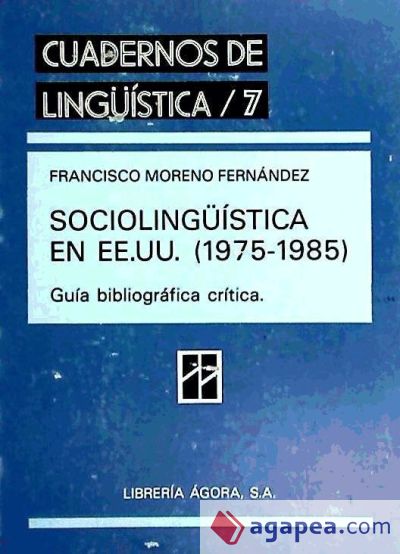 SOCIOLINGUISTICA EN EE.UU (1975-1985)