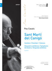 Portada de Sant Martí del Canigó : partitura del director de las dos versiones : orquesta sinfónica y orquesta de cámara