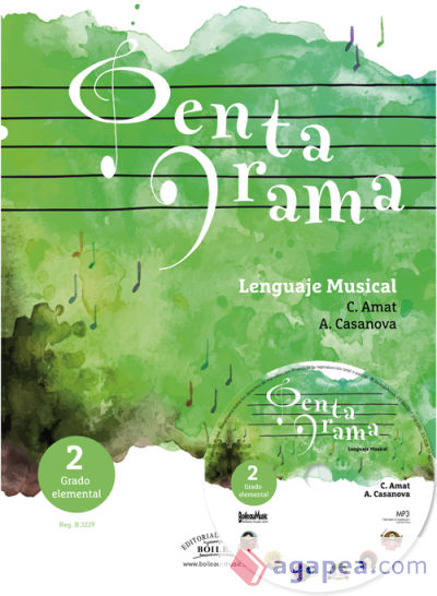 2.PENTAGRAMA.LENGUAJE MUSICAL.(ELEMENTAL).(REF:B.3229)