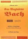 Portada de Album para Ana Magdalena Bach