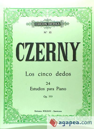 Los cinco dedos, 24 estudios para piano op. 777
