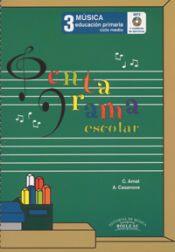 Portada de Pentagrama Escolar Música 3