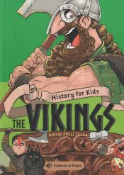 Portada de The Vikings : ¡libro sobre los vikingos con muchos chistes!