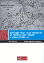 Portada de Diario del viaje y misión diplomática de Francisco Merry y Colom a Marraquech en 1863