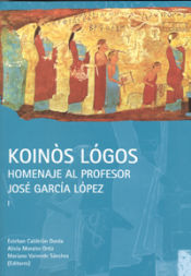 Portada de Koinos logos. homenaje al profesor jose garcia lopez