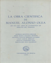 Portada de Obra cientifica de manuel oloso olea,la