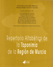 Portada de Repertorio Alfabetico de la Toponimia de la Region de Murcia