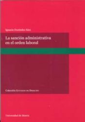 Portada de Sancion administrativa en el orden laboral, la