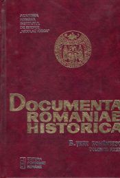Portada de Documenta Romaniae Historica Vol XXXVI