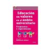 Educación en valores  en el ámbito universitario