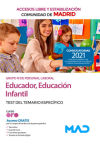 Educador Infantil Grupo III (accesos libre y estabilización). Test del Temario específico. Comunidad Autónoma de Madrid