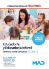 Educador y Educador Infantil. Temario parte espec&iacute;fica volumen 2. Comunidad Foral de Navarra
