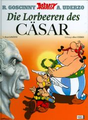Portada de Asterix 18: Die Lorbeeren des Cäsar