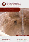 Ejecución de muros de mampostería. EOCB0108 - Fábricas de albañilería