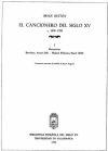 El Cancionero del siglo XV (c. 1360-1520) tomo I