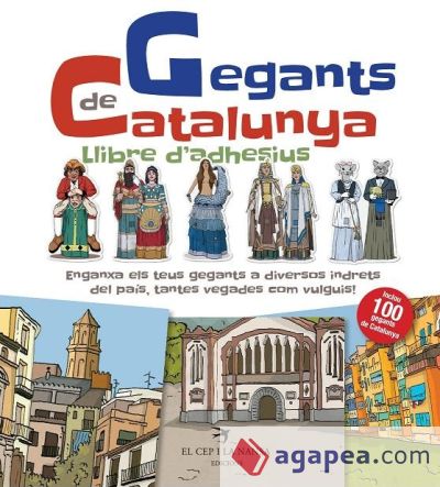 Gegants de Catalunya. Llibre d'adhesius